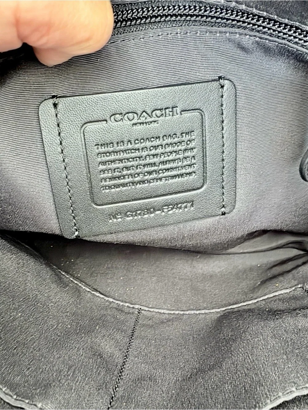 COACH Charles Messenger | Signature Canvas & Leather | Charcoal Black Crossbody